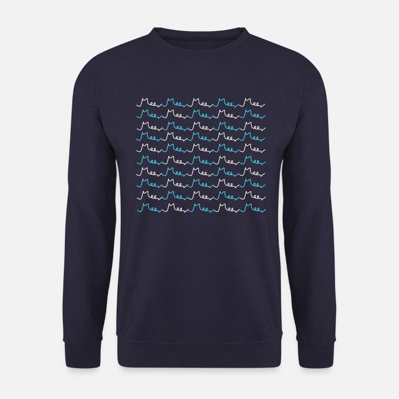 Sea Typography - Unisex Sweatshirt - navy