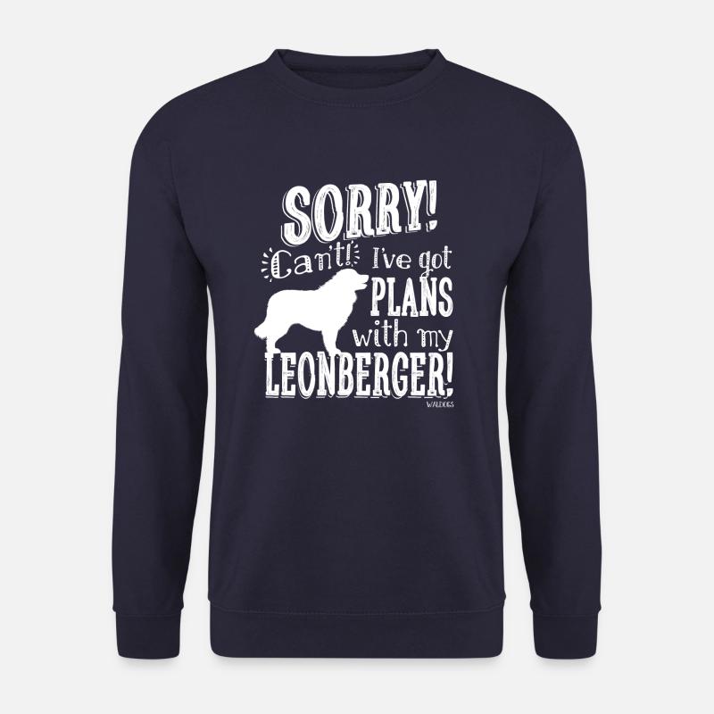 Pläne mit Leonberger - Unisex Pullover - Navy
