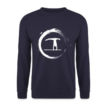 Turner - Sweat-shirt Unisexe - marine - Devant - Alina (178cm) & Michal (187cm)