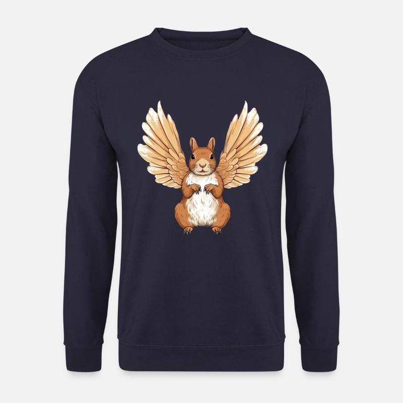 Mignon design d’ange lapin - Sweat-shirt Unisexe - marine