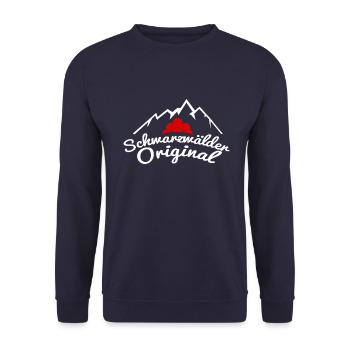 Schwarzwald Geschenk für Frauen, Männer & Mädchen - Unisex Pullover - Navy - Vorne - Alina (178cm) & Michal (187cm)