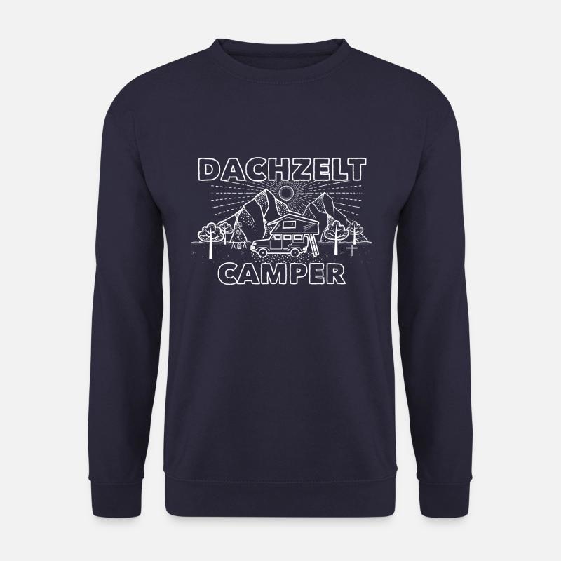 Dachzelt Camper | Autodachzelt Zubehör Geschenk - Unisex Pullover - Navy