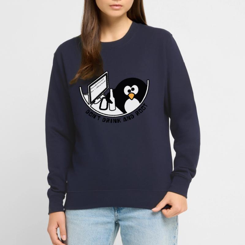 Linux Tux /dev/null Unisex Pullover