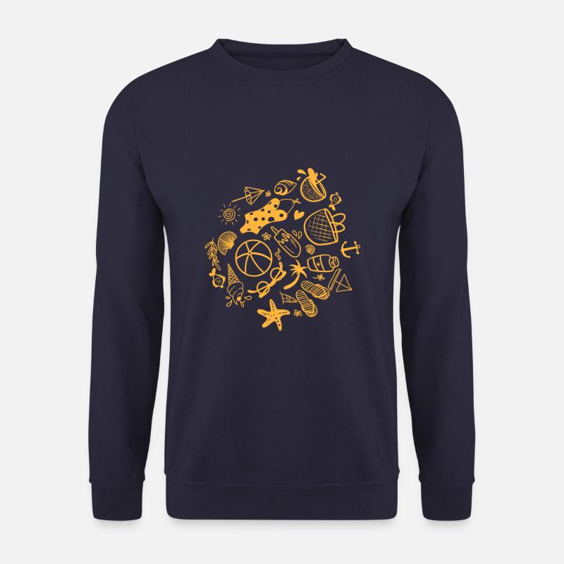 été soleil vacances plage cadeau - Sweat-shirt Unisexe - marine