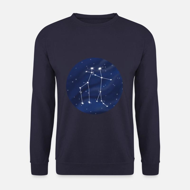 Signe du zodiaque de la constellation des Gémeaux - Sweat-shirt Unisexe - marine