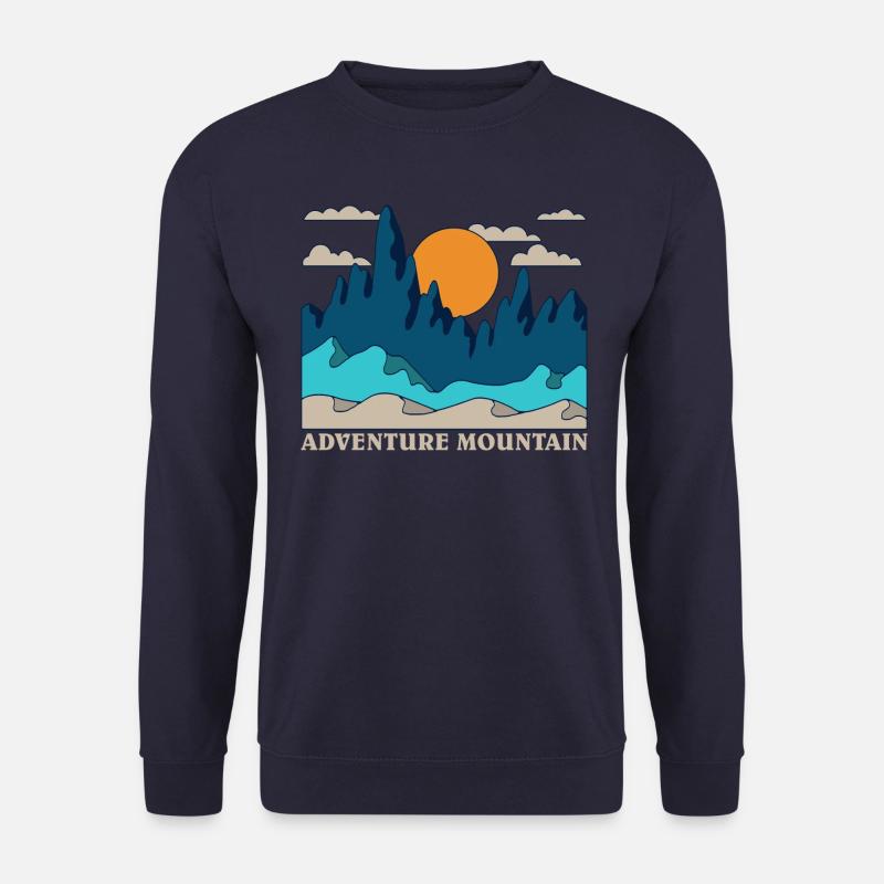 Adventure Mountain Graphic - Unisex Sweatshirt - navy