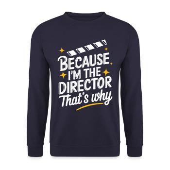 Filmmaker Film Director Cinematographer Film - Unisex Sweatshirt - navy - Front - Alina (178cm) & Michal (187cm)