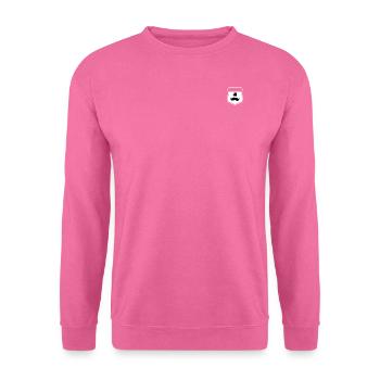 Man mit Hut im Wappen - Unisex Pullover - Pink - Vorne