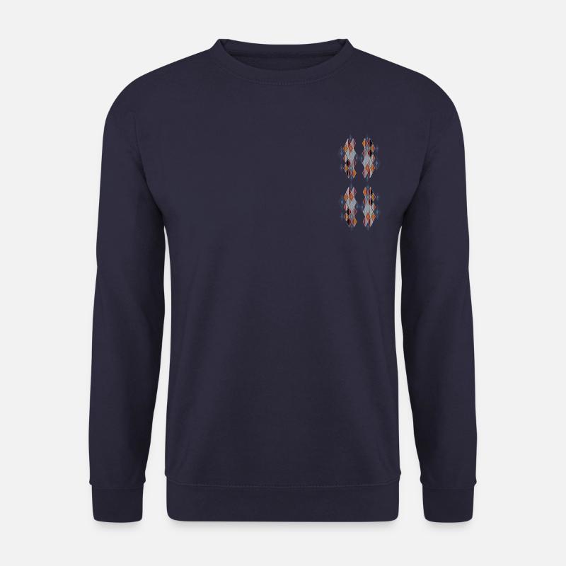 geometric - Unisex Pullover - Navy
