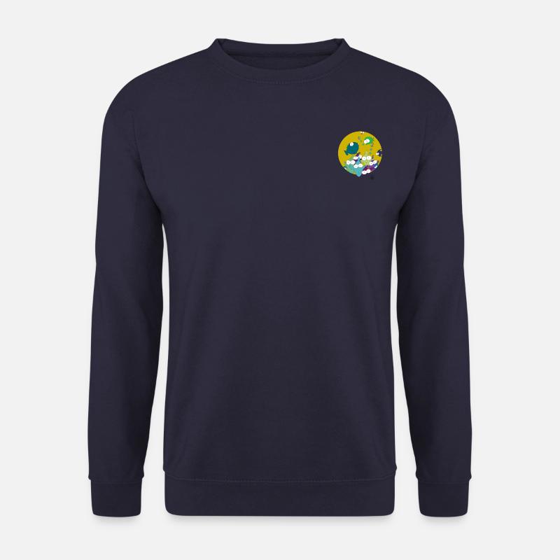 Fische beobachten Dich - Unisex Pullover - Navy