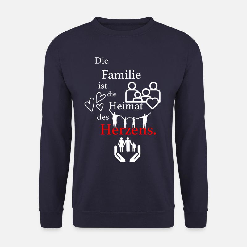 Süßes Famillien Design - Unisex Pullover - Navy