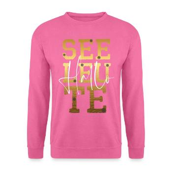 seeleute seemann segler segeln fischerei angler - Unisex Pullover - Pink - Vorne