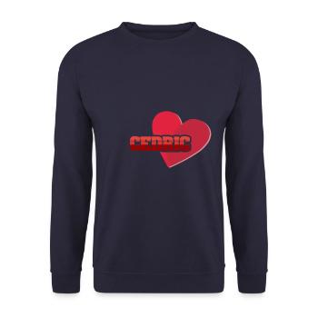 Herzen Cedric - Unisex Pullover - Navy - Vorne - Alina (178cm) & Michal (187cm)
