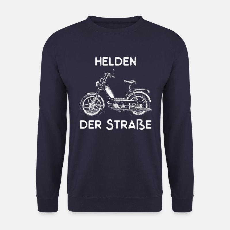 Helden der Strasse Mofa Moped Mofagang - Unisex Pullover - Navy