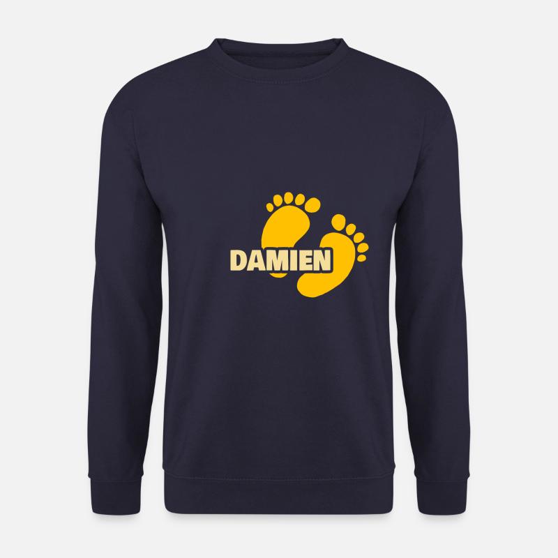 Fußabdruck Damien - Unisex Pullover - Navy
