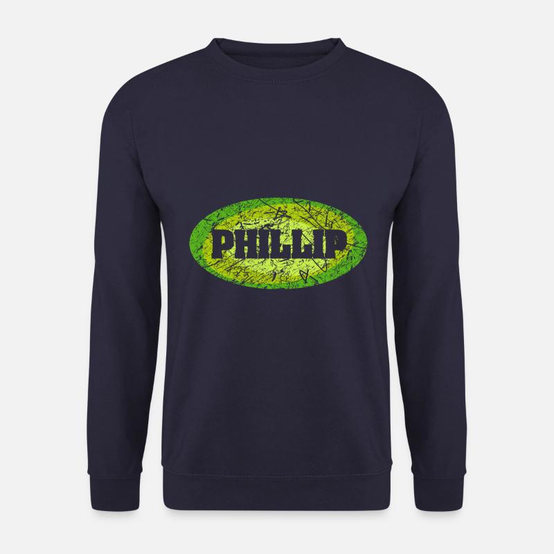 Retro Phillip - Unisex Pullover - Navy