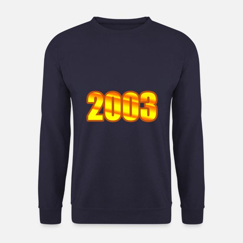 Jahreszahl 2003 - Unisex Pullover - Navy