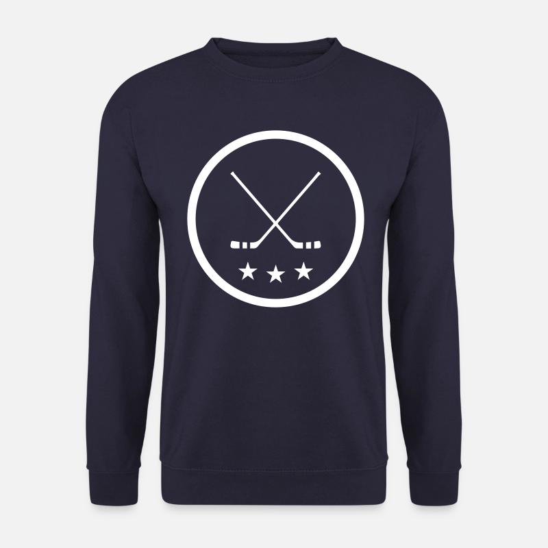 Eishockey hockeyschläger - Unisex Pullover - Navy