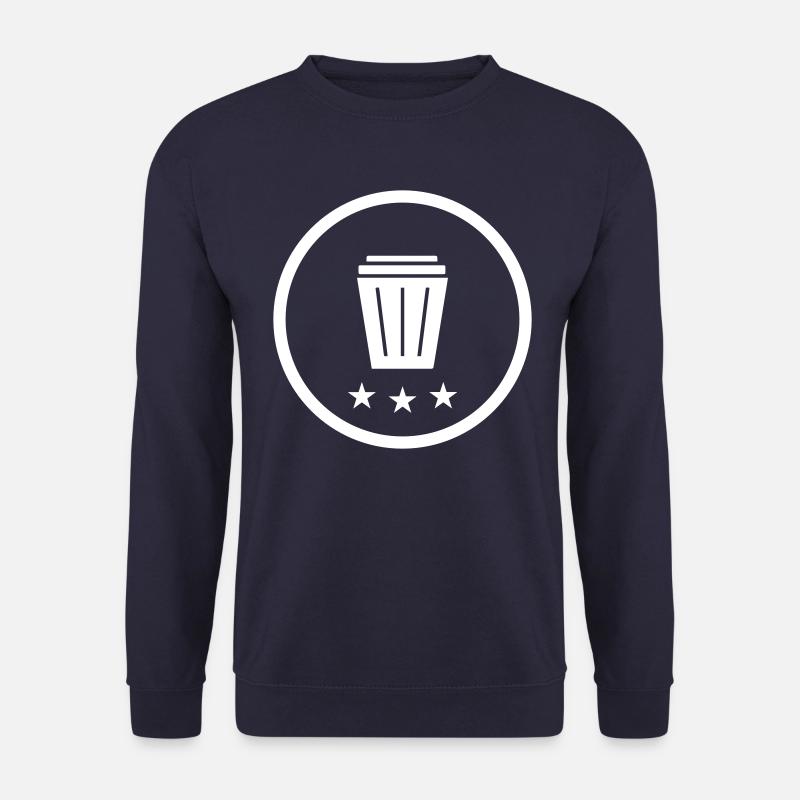 Mülltonne Symbol - Unisex Pullover - Navy