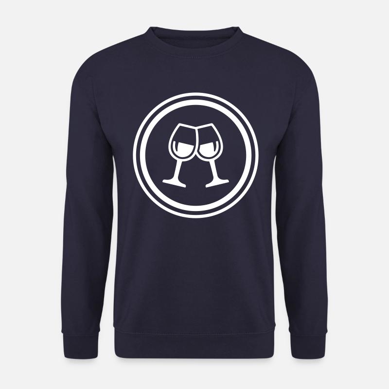 Wein Gläser - Unisex Pullover - Navy