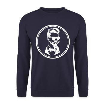 Groom Wedding Cool - Unisex Sweatshirt - navy - Front - Alina (178cm) & Michal (187cm)