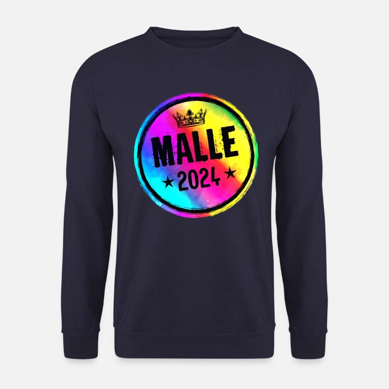 Malle 2024 Bunt Kreis - Unisex Pullover - Navy