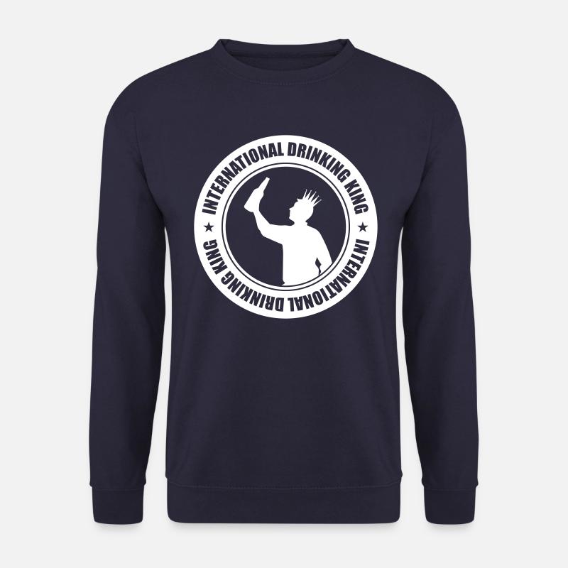 Drinking King Party Saying - Unisex Sweatshirt - navy