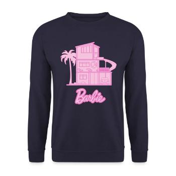 Barbie Design De Maison - Sweat-shirt Unisexe - marine - Devant - Alina (178cm) & Michal (187cm)