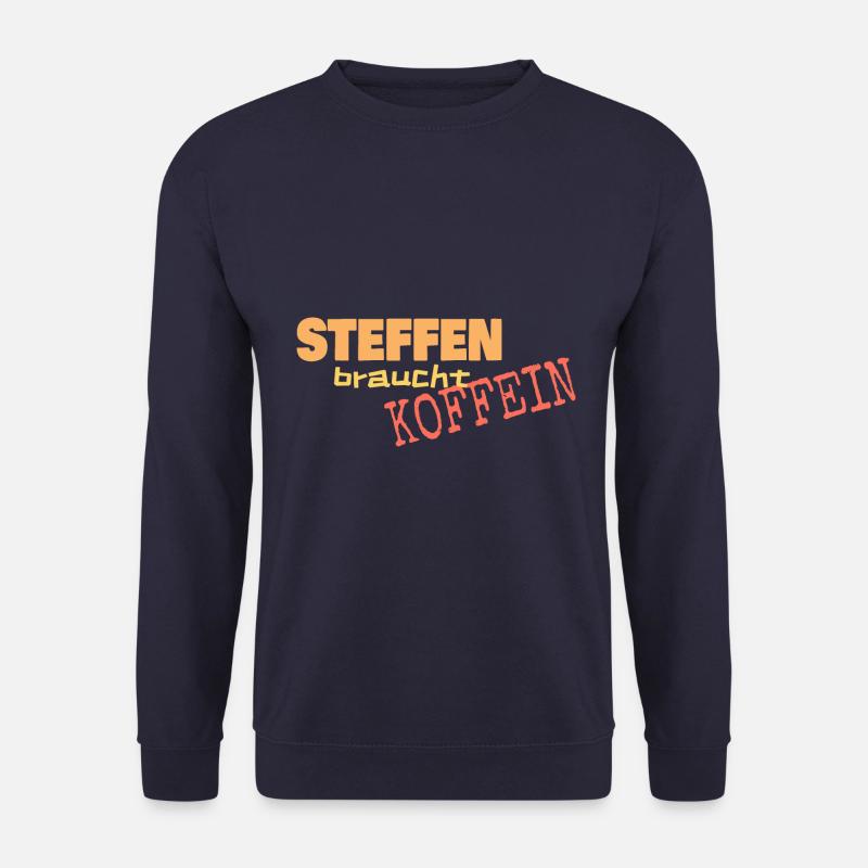 Cafe Steffen braucht Koffein - Unisex Pullover - Navy