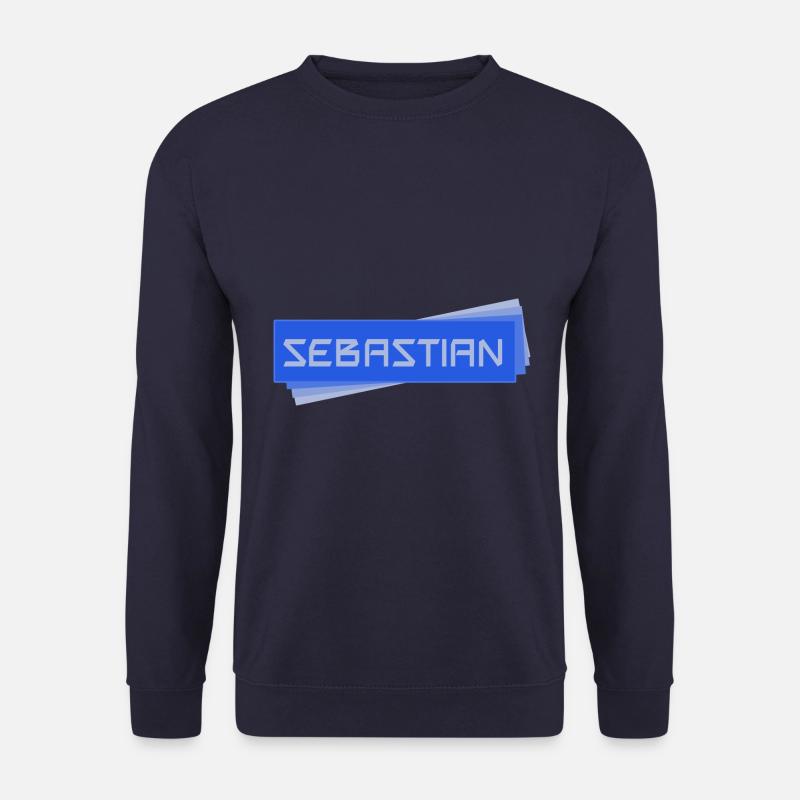 First name Sebastian - Unisex Sweatshirt - navy