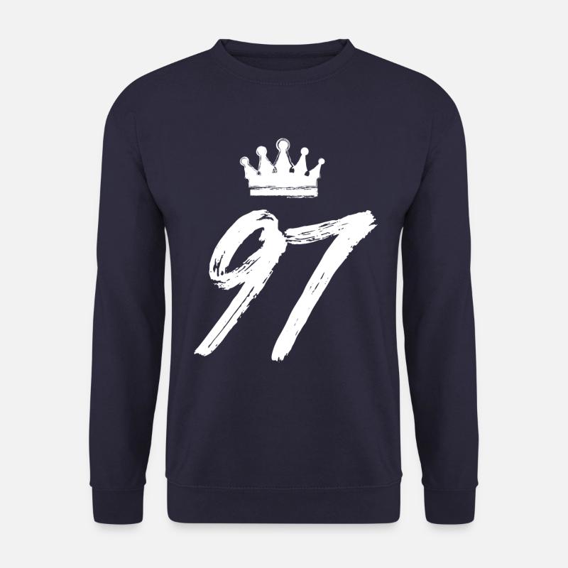 97 Zahl Krone - Unisex Pullover - Navy