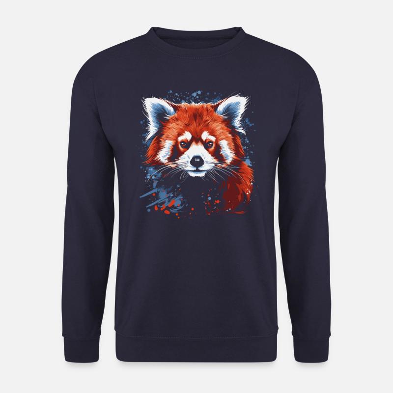 Roter Panda - Unisex Pullover - Navy
