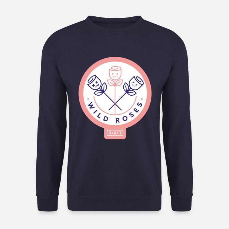 Wild Roses - Unisex Sweatshirt - navy