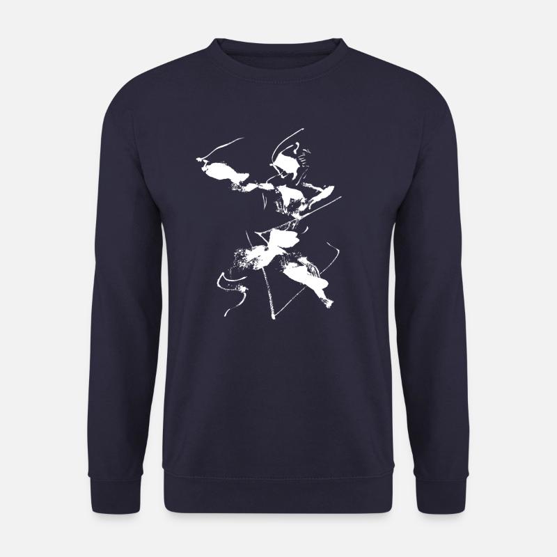 Bogenschütze abstrakt - Unisex Pullover - Navy