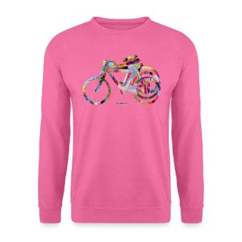 P.D. Moreno Conception Des Vélos - Sweat-shirt Unisexe - rose - Devant