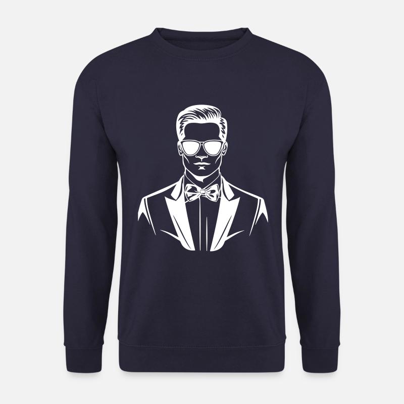 Marié élégant - Sweat-shirt Unisexe - marine