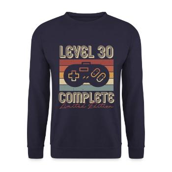 30 Anniversaire 30 ans Cadeau rétro - Sweat-shirt Unisexe - marine - Devant - Alina (178cm) & Michal (187cm)