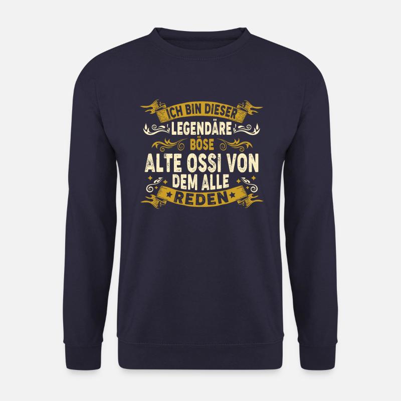 Ossi Spruch lustig NVA Legende - Unisex Pullover - Navy