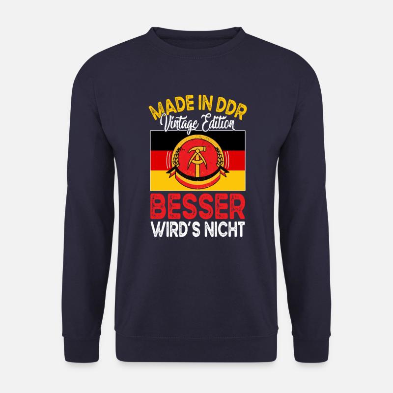 Ostdeutschalnd Ostalgie Spruch - Unisex Sweatshirt - navy