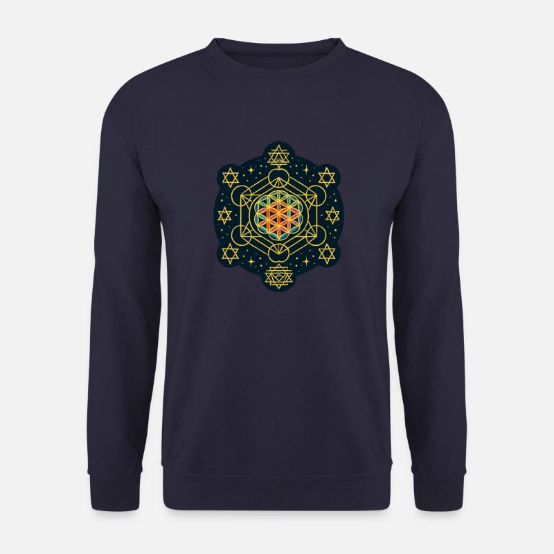 Goa Mandala - Psytrance and Goa Party - Unisex Sweatshirt - navy
