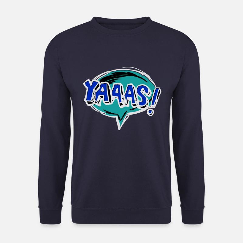 Yaaa's comic style - Unisex Sweatshirt - navy