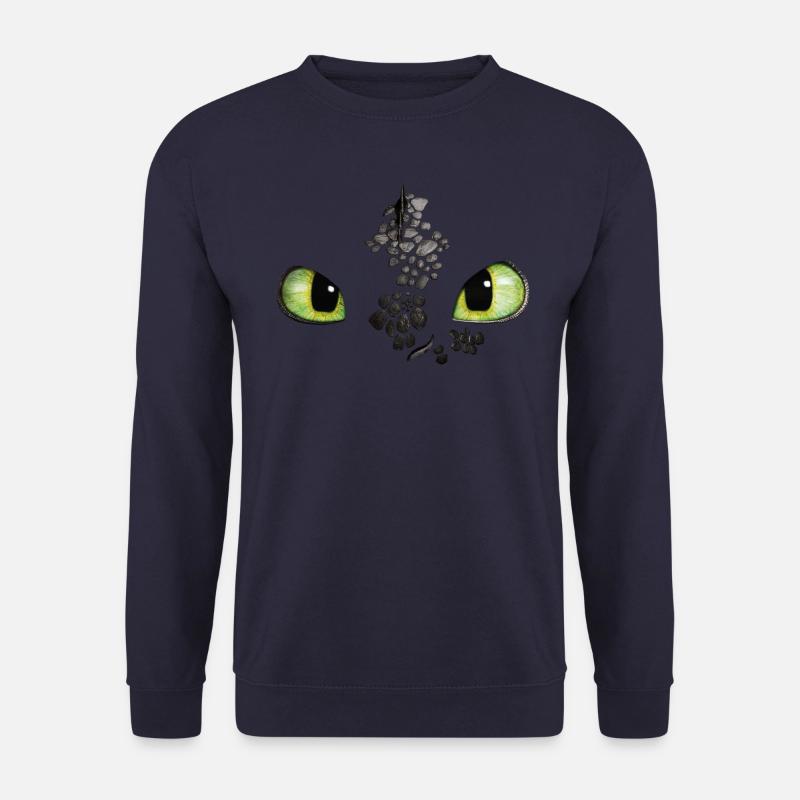 Cómo entrenar a tu disfraz de dragón desdentado fácil - Sudadera unisex - azul marino