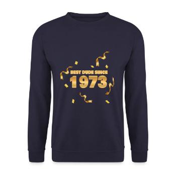 1973 - Unisex Pullover - Navy - Vorne - Alina (178cm) & Michal (187cm)