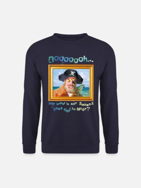 SpongeBob Schwammkopf Painty Pirat Lustiger Spruch - Unisex Pullover - Navy