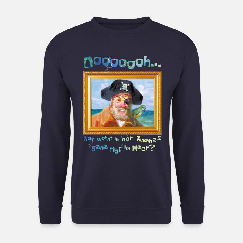 SpongeBob Schwammkopf Painty Pirat Lustiger Spruch - Unisex Pullover - Navy