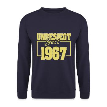 1967 - Unisex Pullover - Navy - Vorne - Alina (178cm) & Michal (187cm)