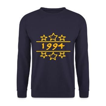 1994 1994 - Unisex Pullover - Navy - Vorne - Alina (178cm) & Michal (187cm)