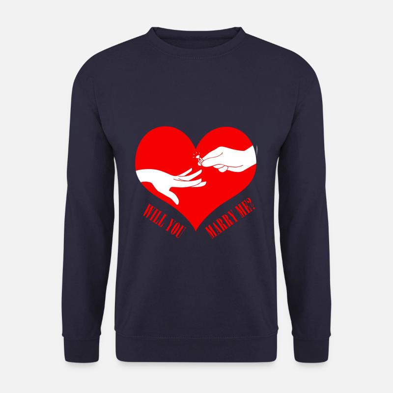 Hochzeit - Unisex Pullover - Navy
