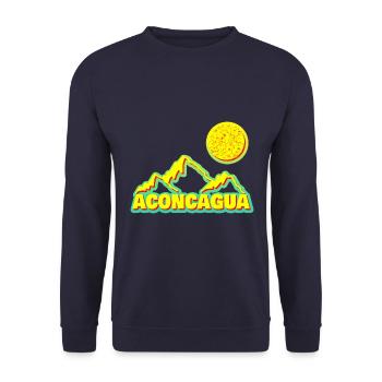 Aconcagua - Sweat-shirt Unisexe - marine - Devant - Alina (178cm) & Michal (187cm)