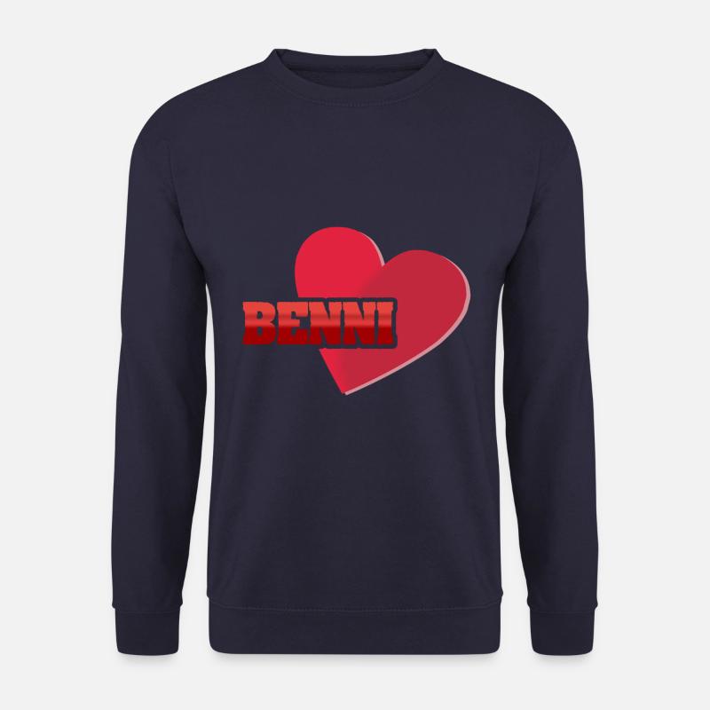 Vorname Benni - Unisex Pullover - Navy